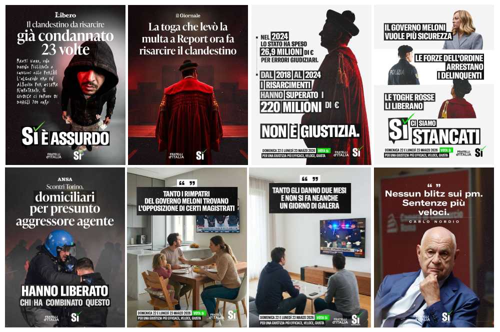 Propaganda di Fratelli d'Italia sul referendum